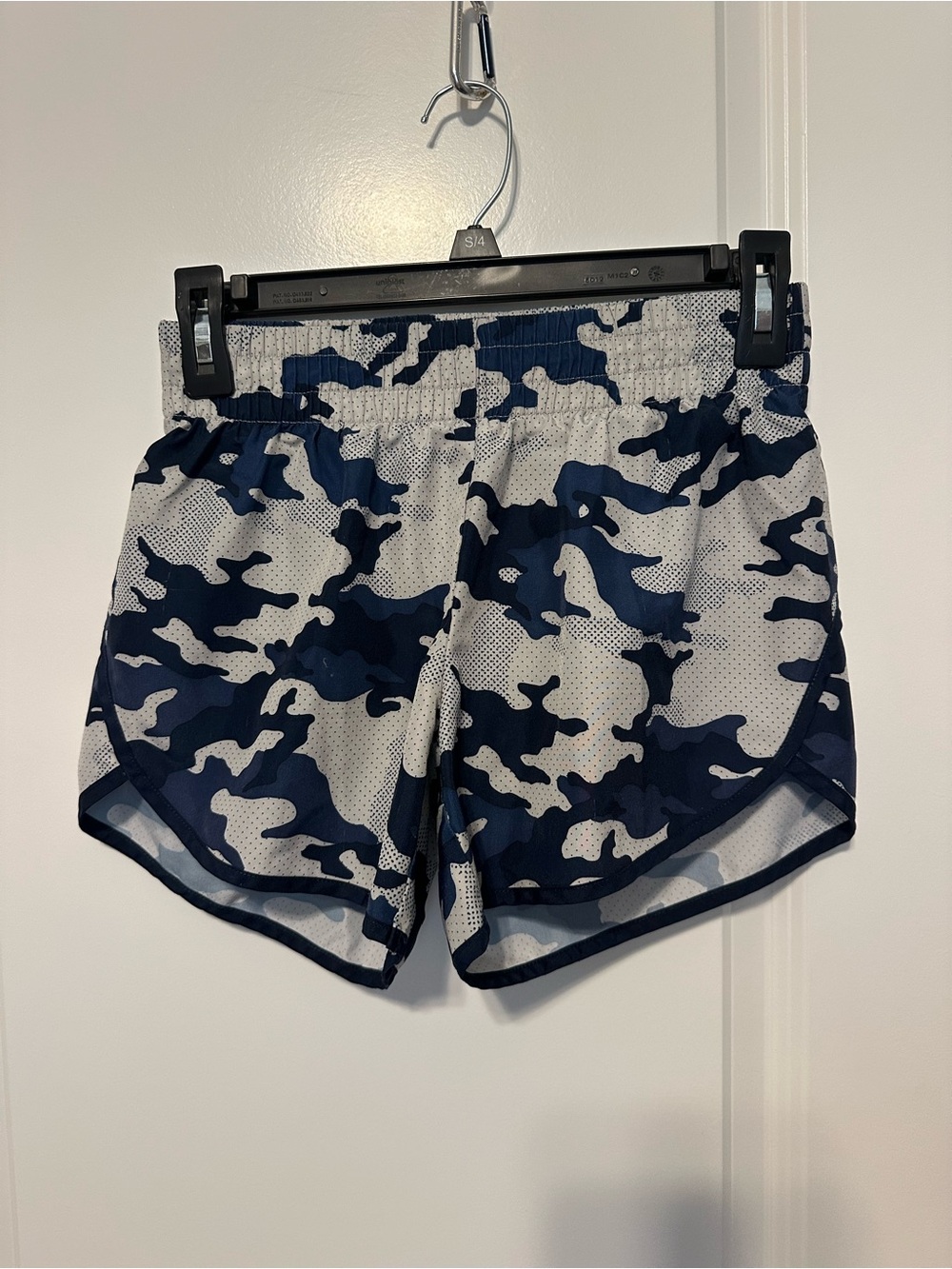 Athletic Works Navy & White Camo Running Shorts size XS